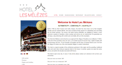 Desktop Screenshot of hotelmelezes.ch