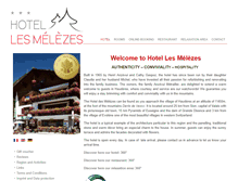 Tablet Screenshot of hotelmelezes.ch